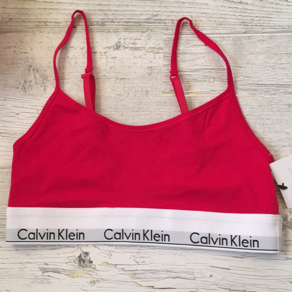CK Red Cami Bralette - Picture 2 of 4